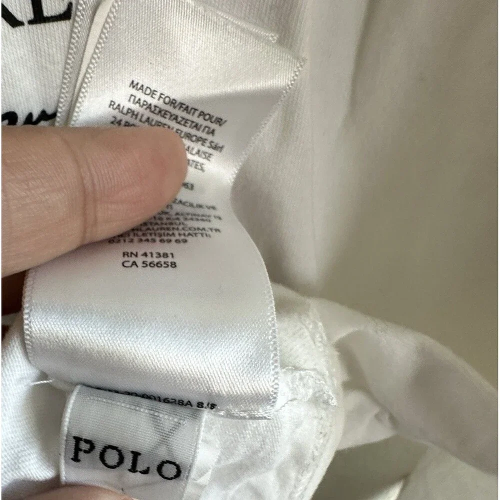 Ralph Lauren Polo Bear T Shirt L Boys 14-16 Cotton Jersey Long Sleeves Tee